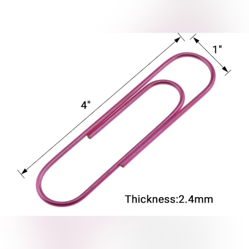 Colorful Paper Clips Set - Picture 4 of 9